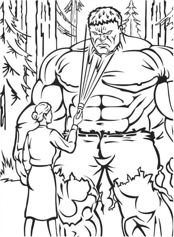 Angry Hulk Coloring Game Angry Hulk