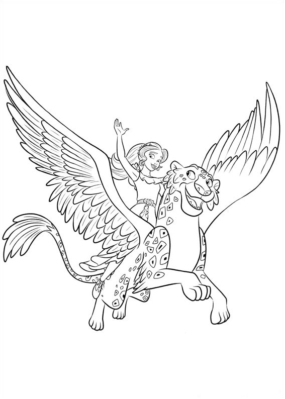 Elena With Skylar Coloring Game Elena With Skylar