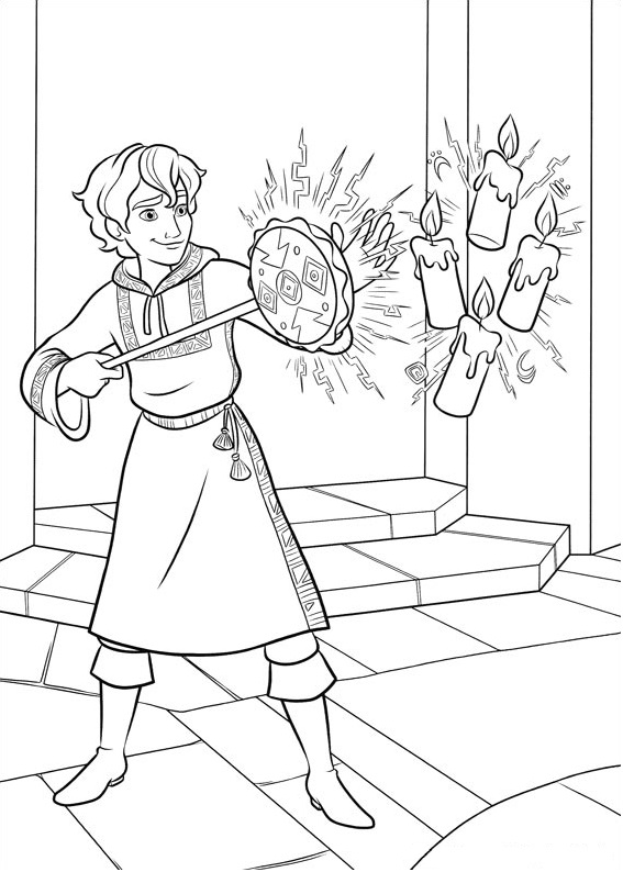 Mateo Using Magic Coloring Game Mateo Using Magic