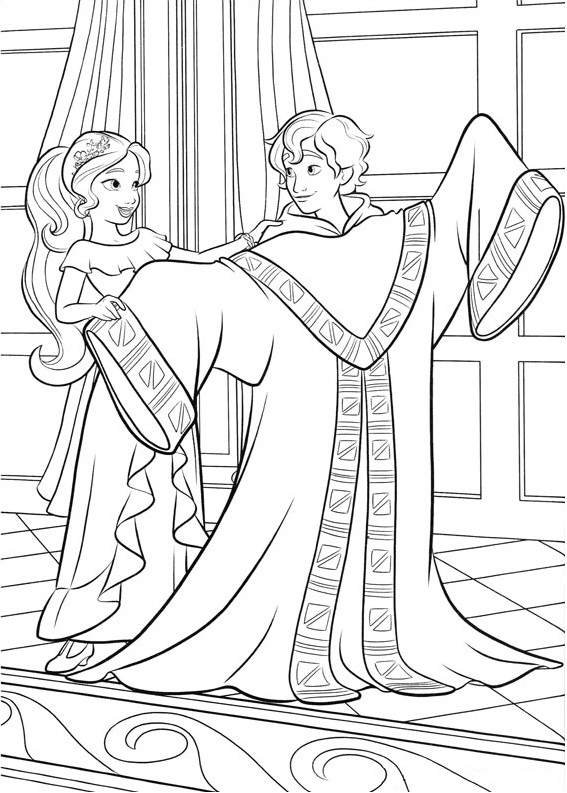 Elena And Mateo Coloring Game Elena And Mateo
