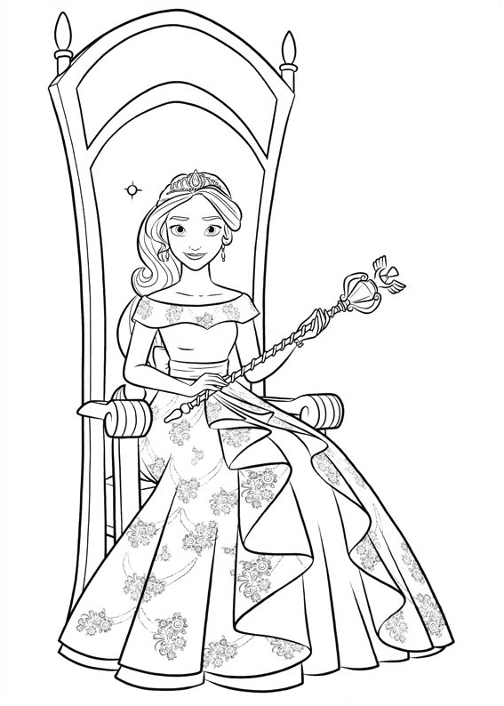 Princess Elena Coloring Game Princess Elena