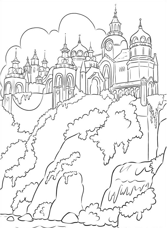 Avalor Castle Coloring Game Avalor Castle