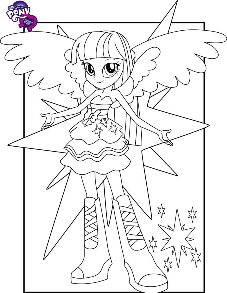Twilight Sparkle Smiling Coloring Game Twilight Sparkle Smiling