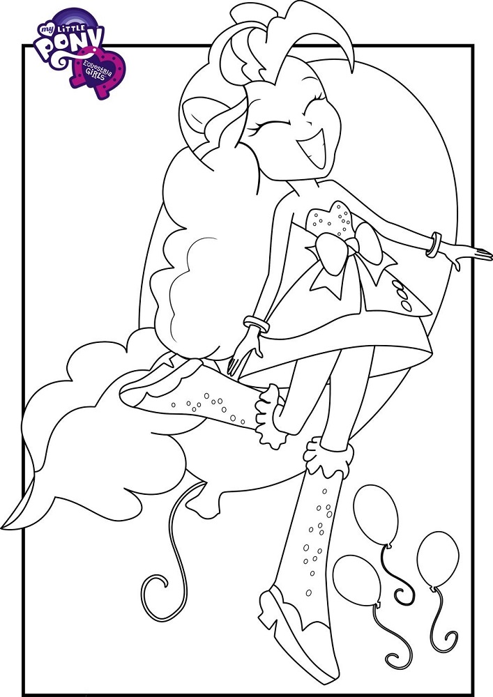 Happy Pinkie Pie Coloring Game Happy Pinkie Pie