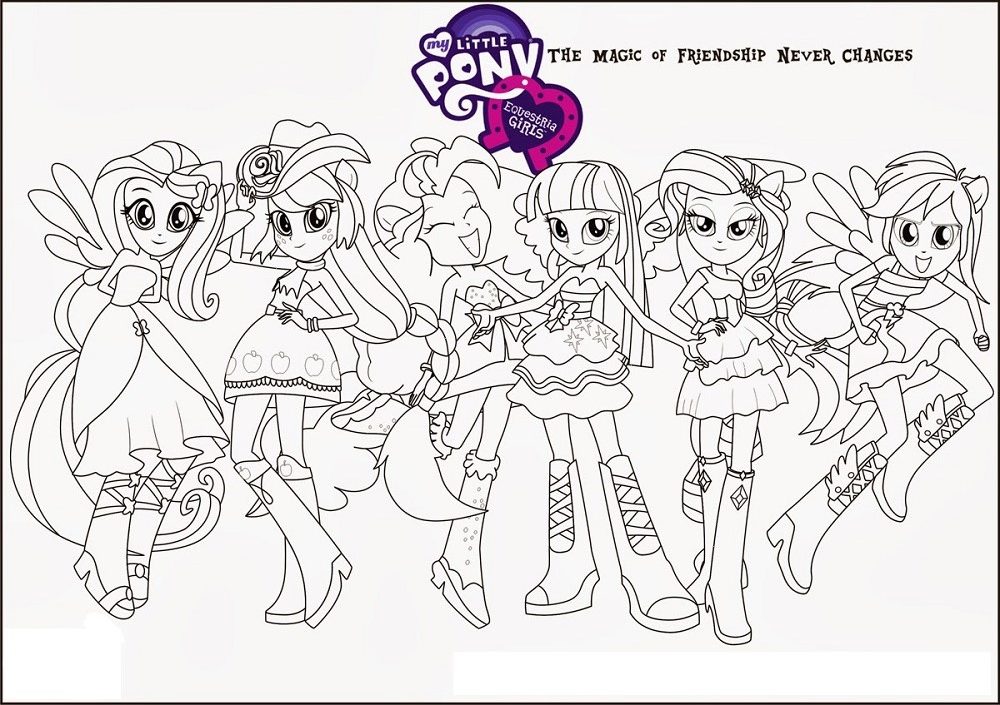 Equestria Girls Coloring Game Equestria Girls
