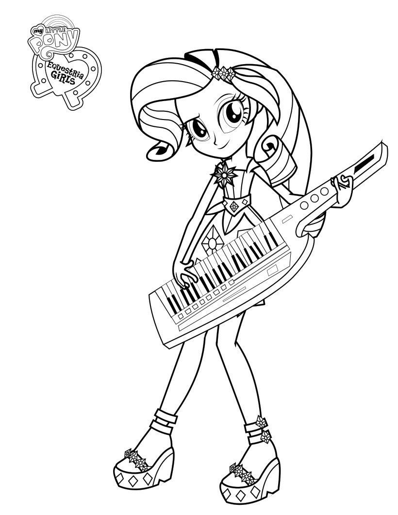 Rarity Playing Piano Coloring Game Rarity Playing Piano