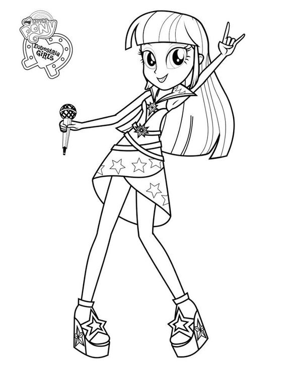 Twilight Sparkle Singing Coloring Game Twilight Sparkle Singing
