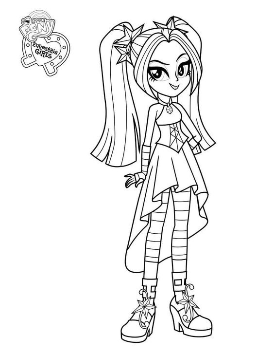 Aria Blaze Smiling Coloring Game Aria Blaze Smiling