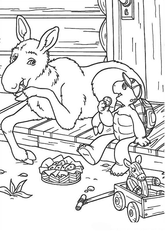 Franklin Eating Cookie