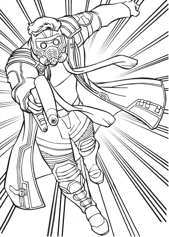 Star Lord Guardian Coloring Game Star Lord Guardian