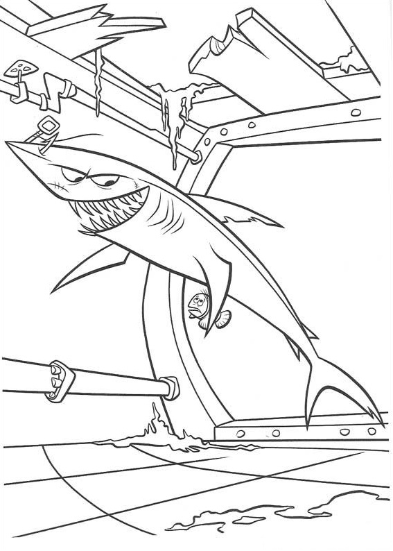 Chum With Marlin Coloring Game Chum With Marlin