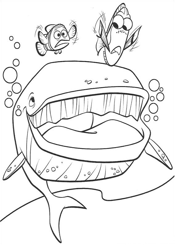 Destiny With Dory And Marlin Coloring Game Destiny With Dory And Marlin