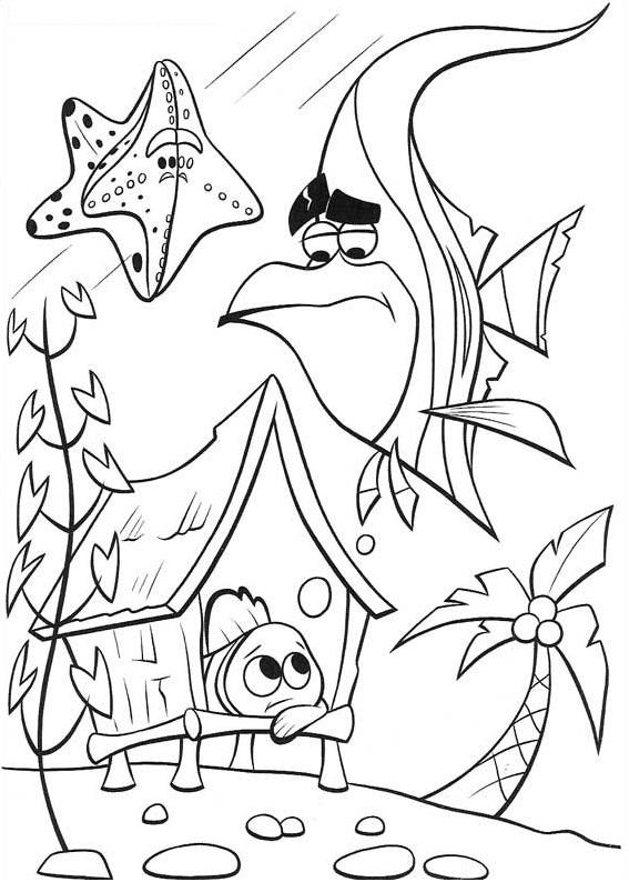 Sad Nemo Coloring Game Sad Nemo