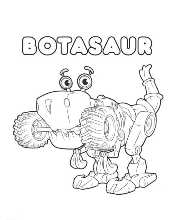 Botasaur In Rusty Rivets