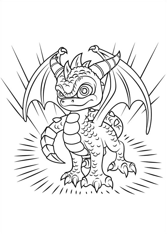 Spyro In Skylanders Coloring Game Spyro In Skylanders