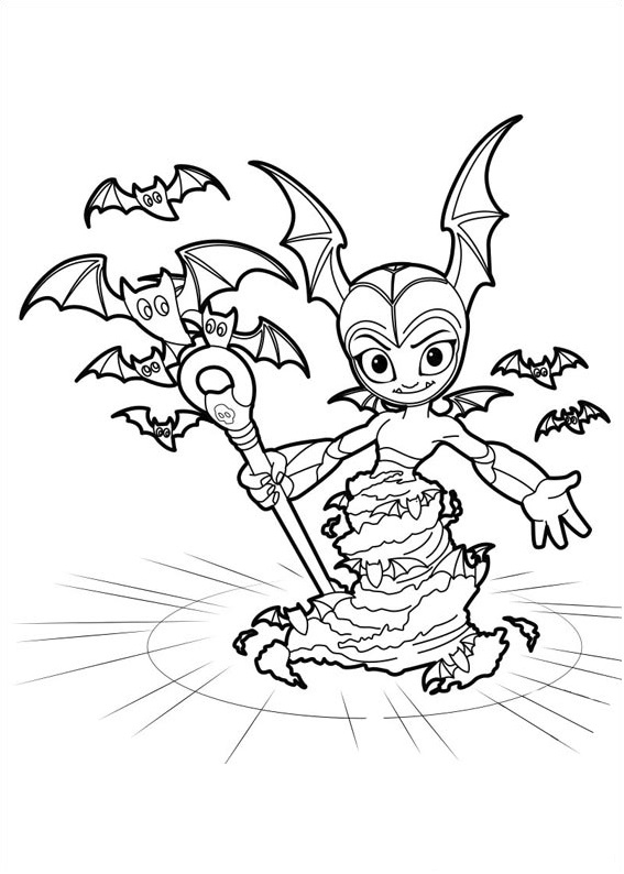 Bat Spin Smiling Coloring Game Bat Spin Smiling