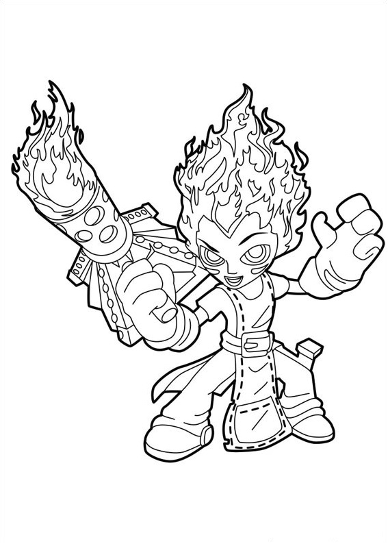 Torch In Skylanders Coloring Game Torch In Skylanders