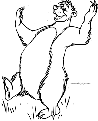 Baloo The Dancing Bear Coloring Game Baloo The Dancing Bear