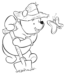 Winnie The Pooh And Butterfly Coloring Game Winnie The Pooh And Butterfly