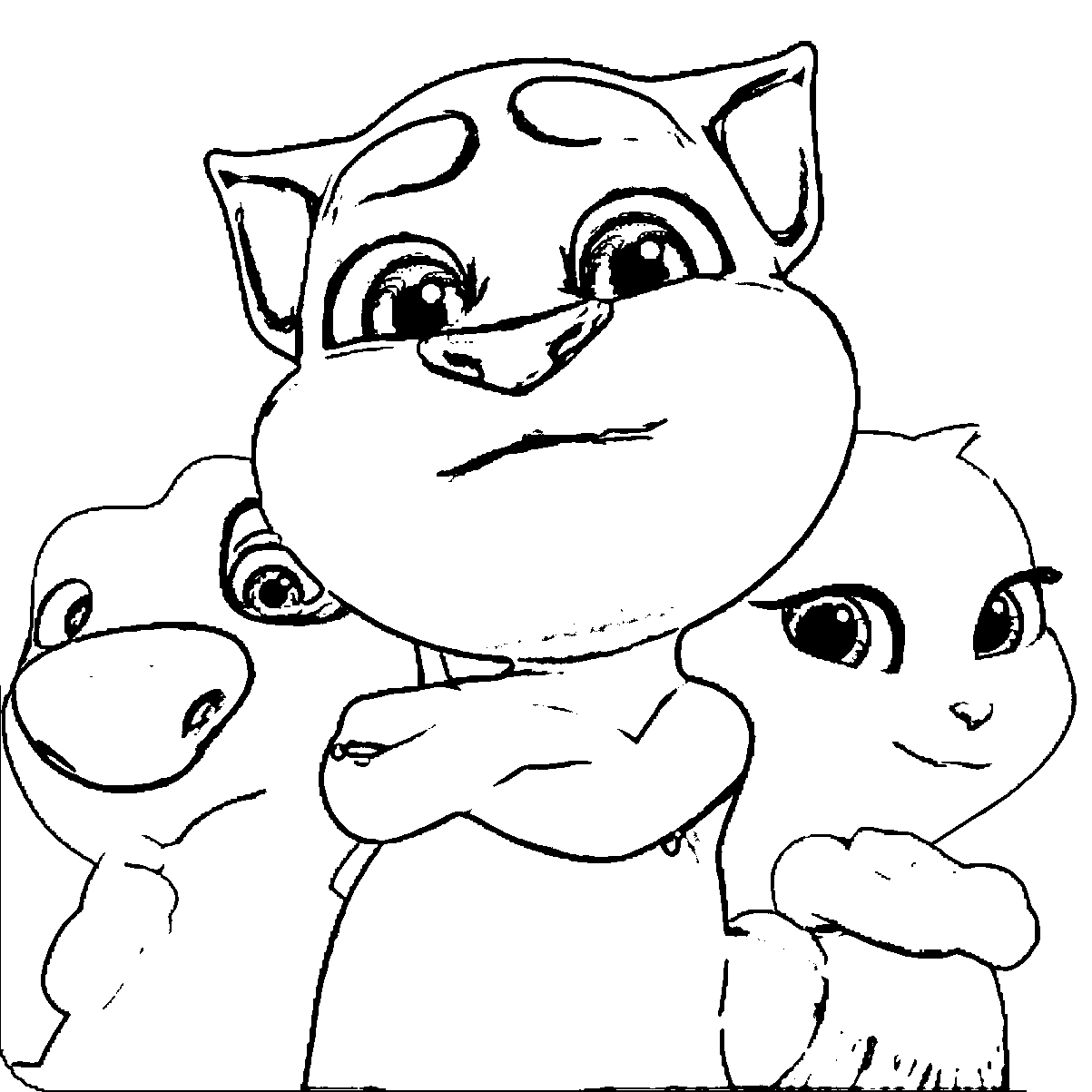 Tom And His Gang Coloring Game Tom And His Gang