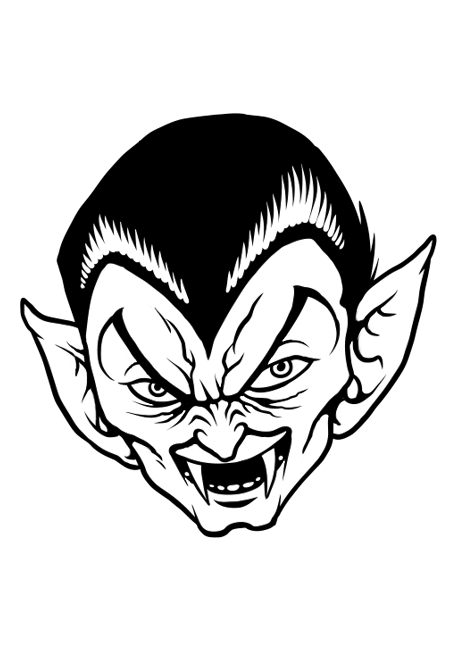 Dracula’s Creepy Face