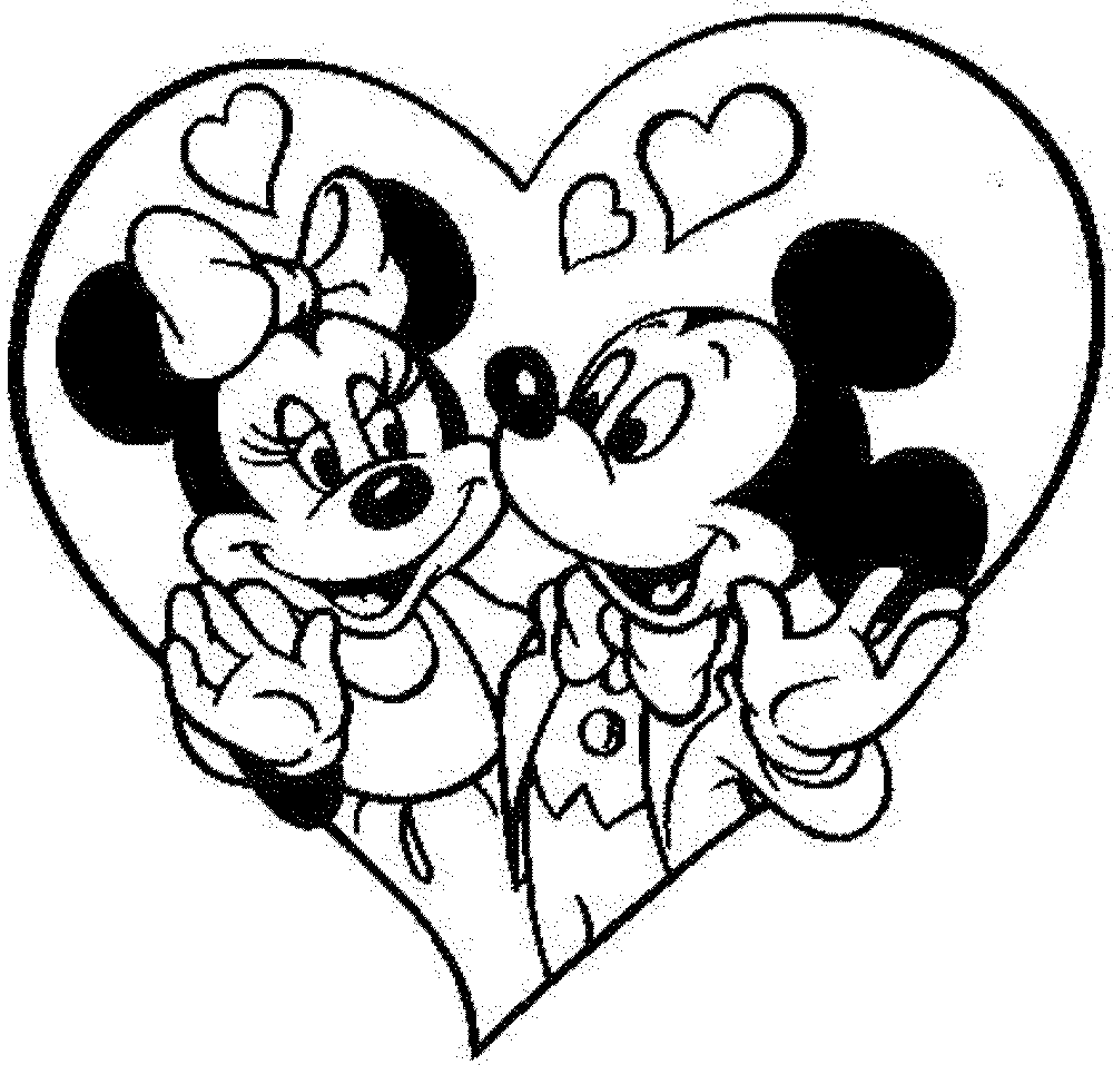 Mickey And Minnie In Love