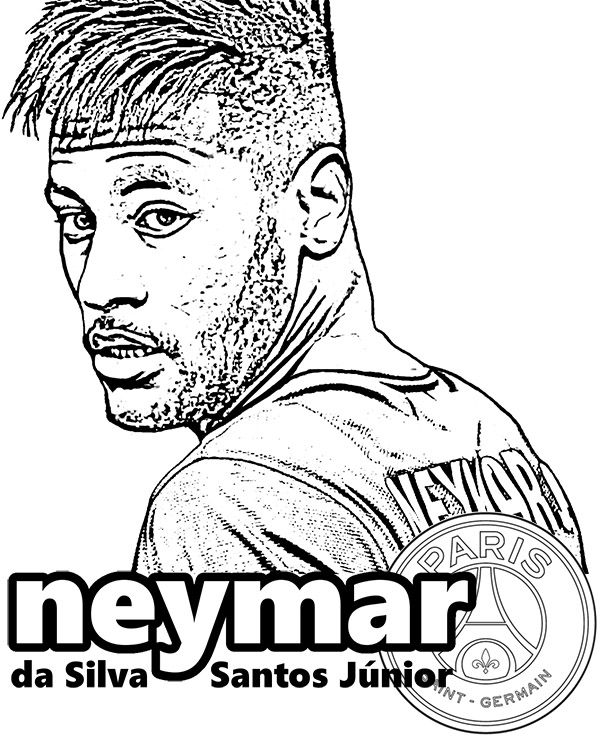 Awesome Neymar Coloring Game Awesome Neymar