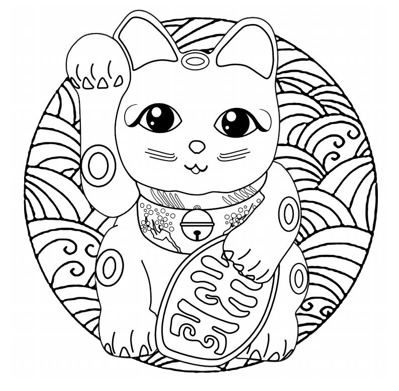Mandala Maneki Neko