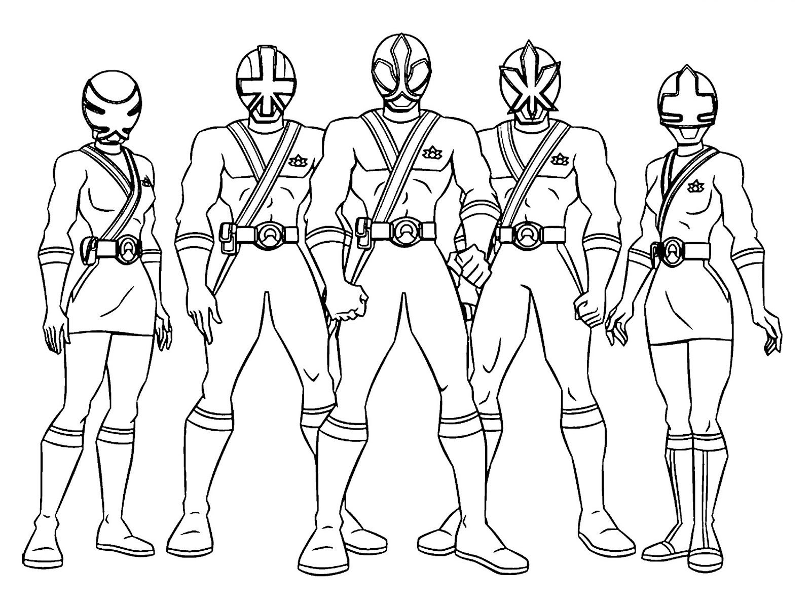 Power Rangers Squad Coloring Game Power Rangers Squad