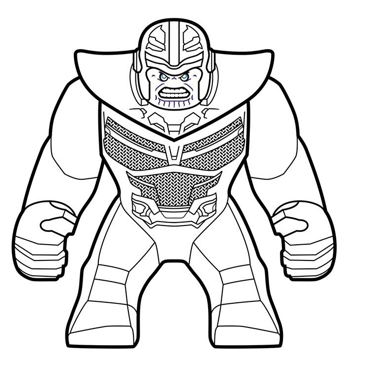 Angry Lego Thanos Coloring Game Angry Lego Thanos