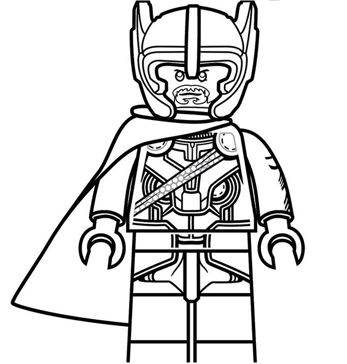 Lego Thor From Ragnarok Coloring Game Lego Thor From Ragnarok