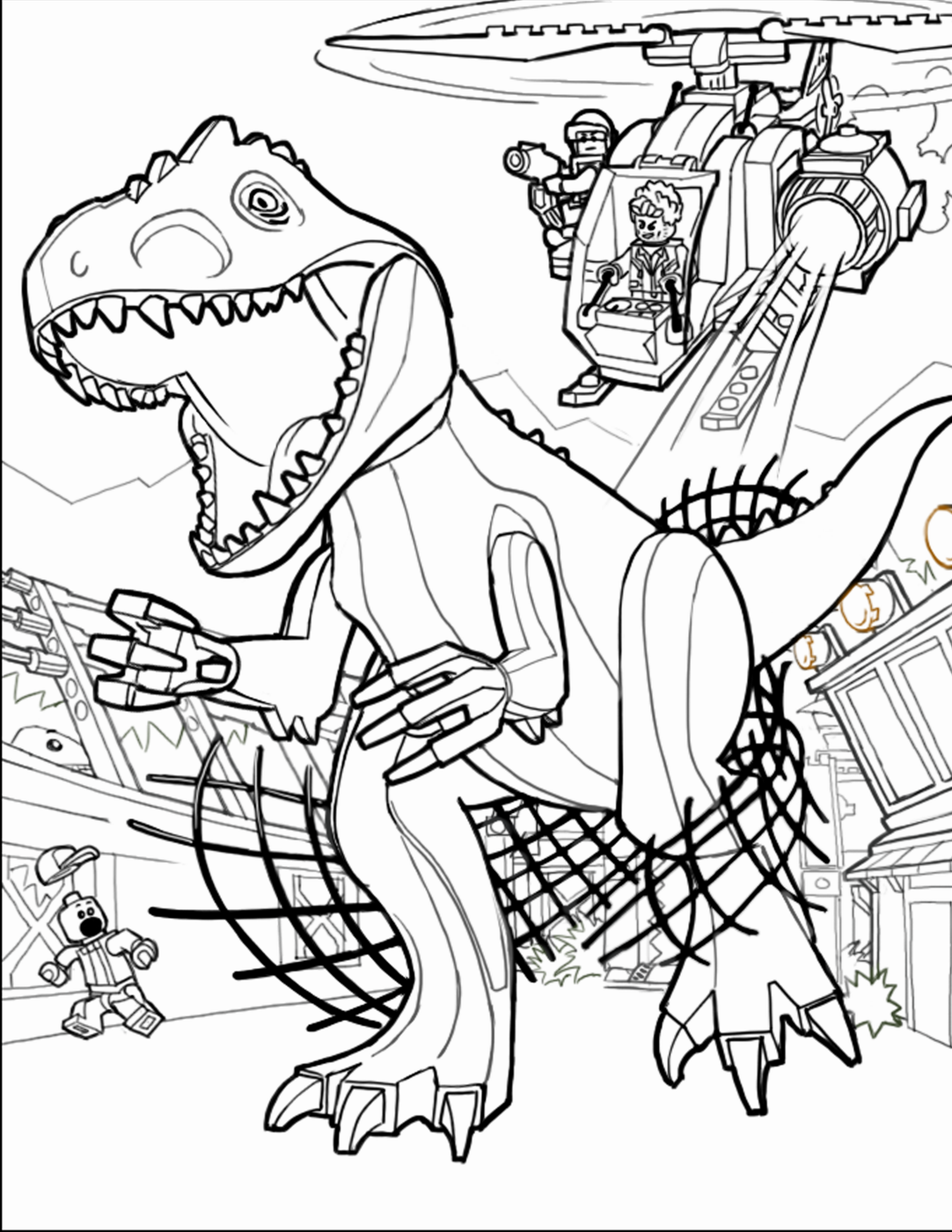 Lego Jurassic World Coloring Game Lego Jurassic World