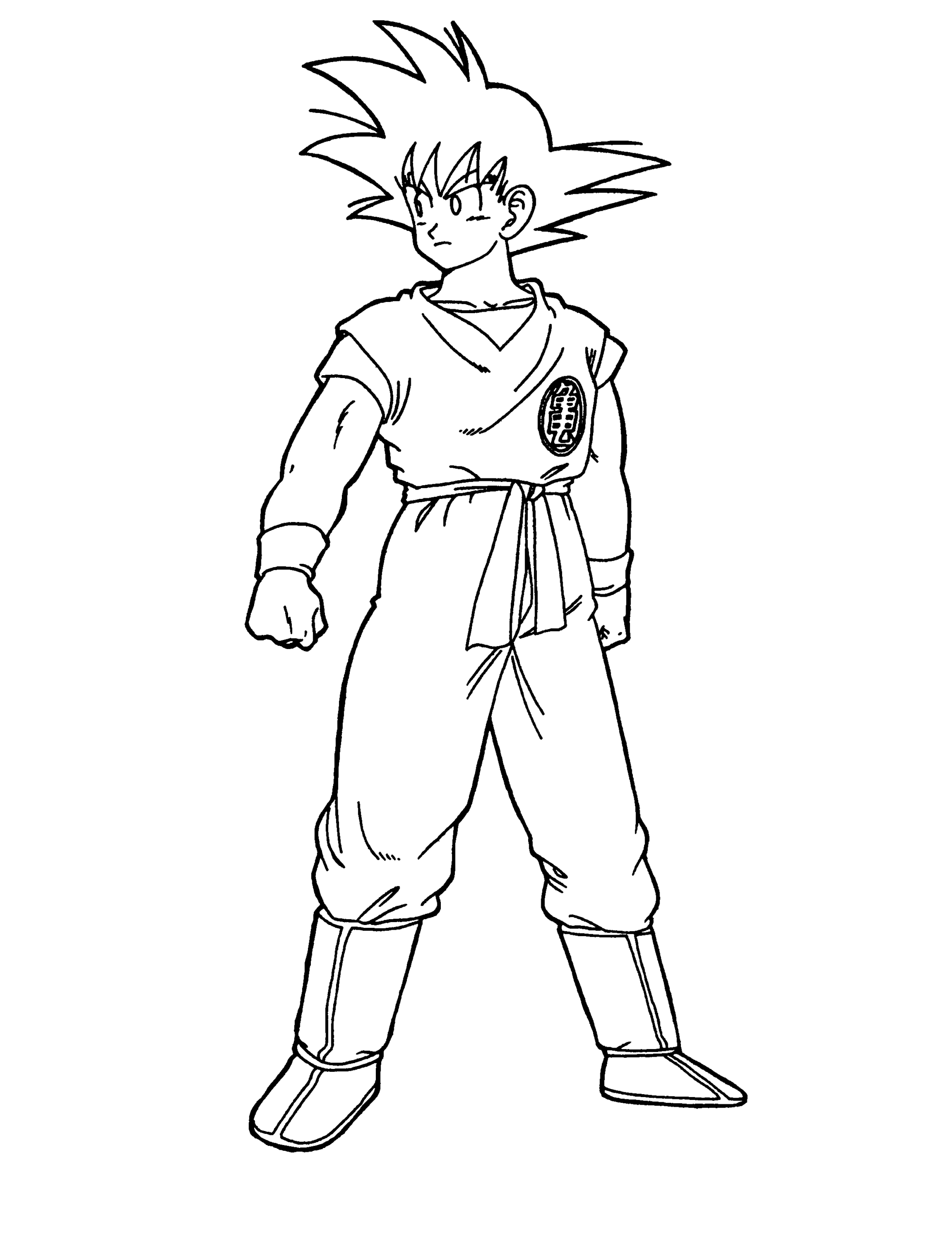 Normal Goku Coloring Game Normal Goku