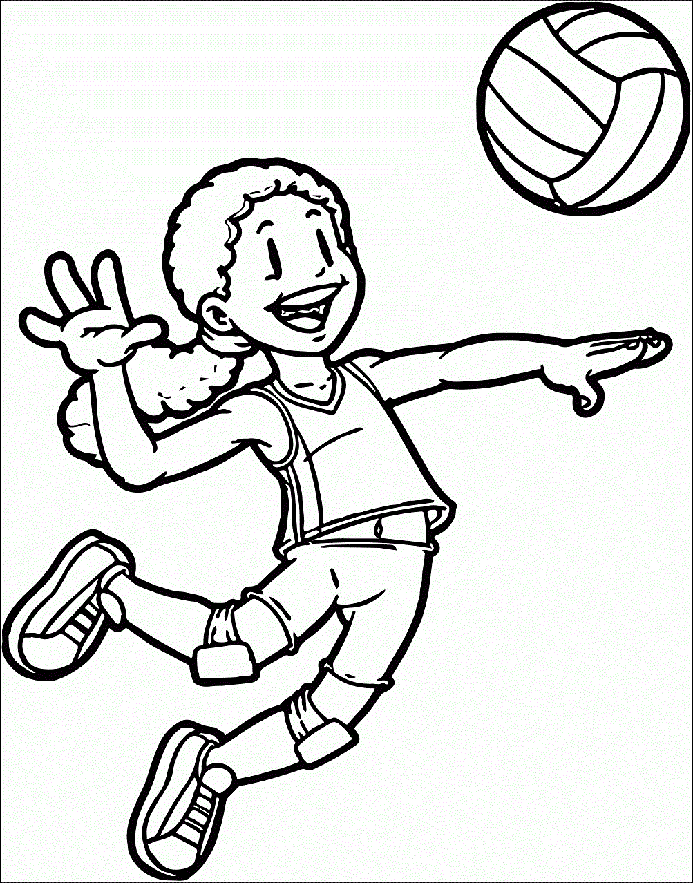 A Volleyball Player