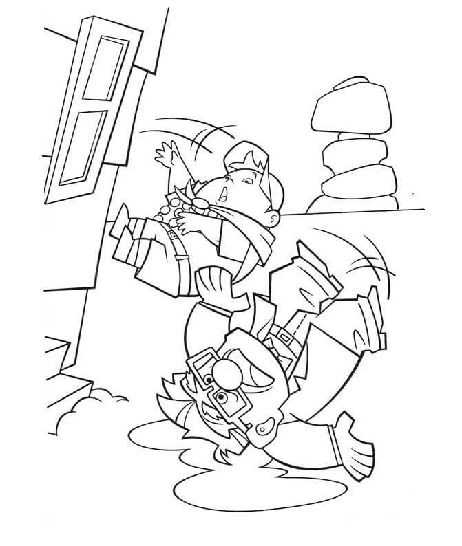 Russell And Carl Falling