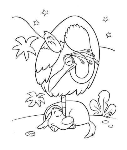 Dug And Kevin Sleeping