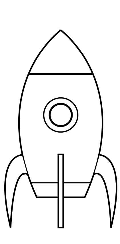 Simple Rocket Coloring Game Simple Rocket