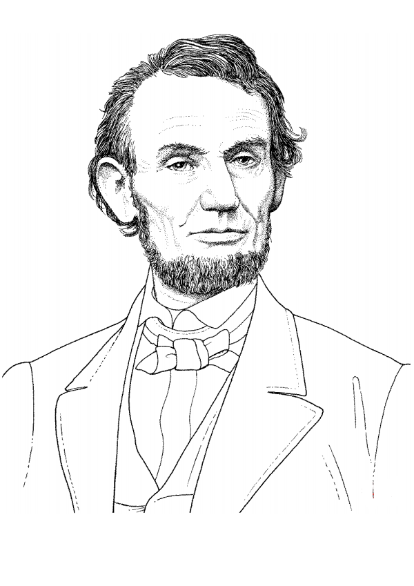 President Abraham Lincoln Coloring Game President Abraham Lincoln