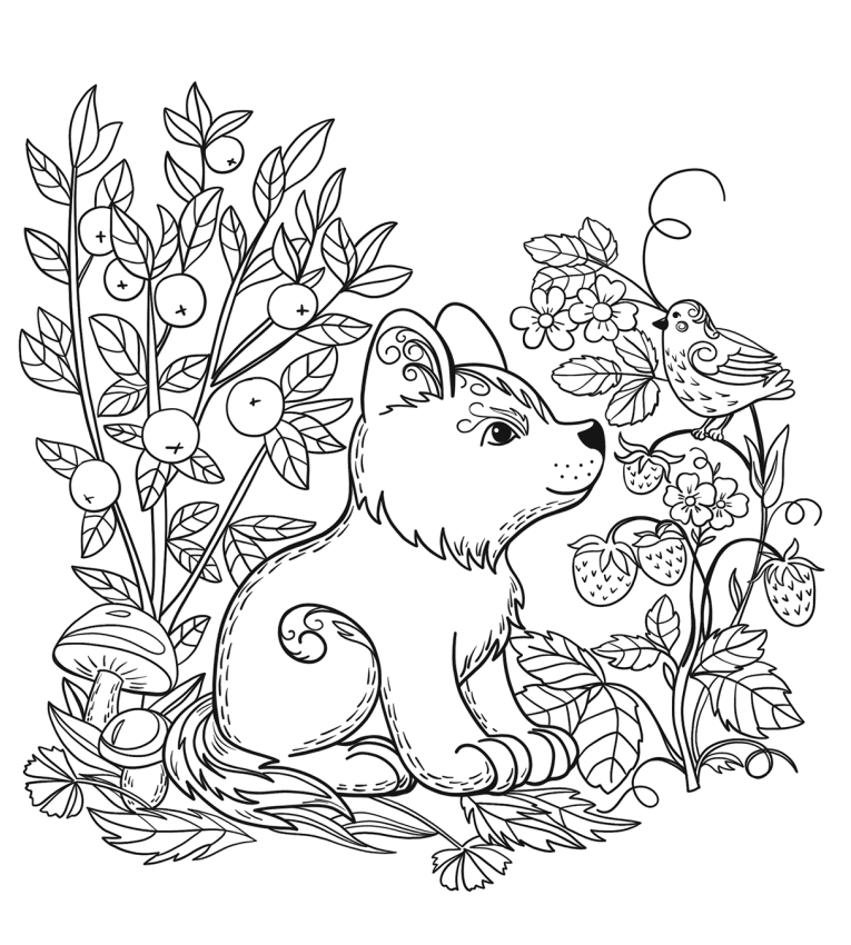 A Puppy Dog Coloring Game A Puppy Dog
