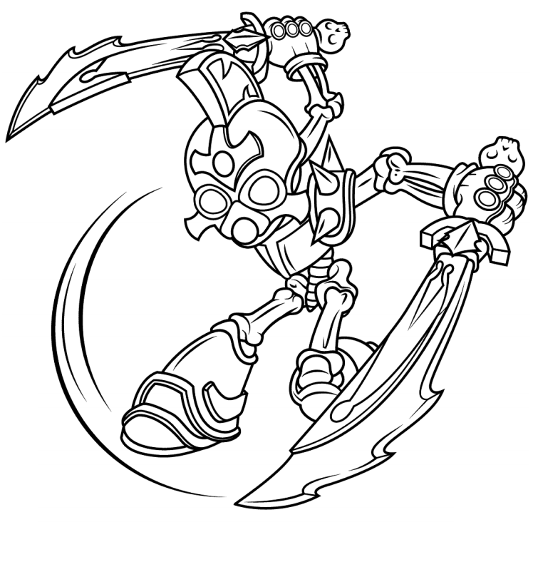 Twin Blade Chop Chop Coloring Game Twin Blade Chop Chop
