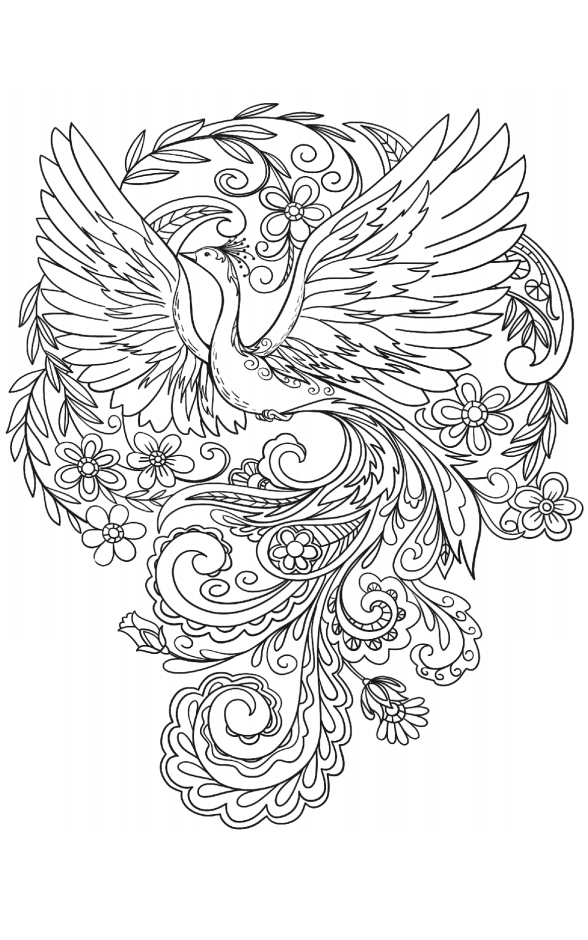 Peacock And Flowers Coloring Game Peacock And Flowers