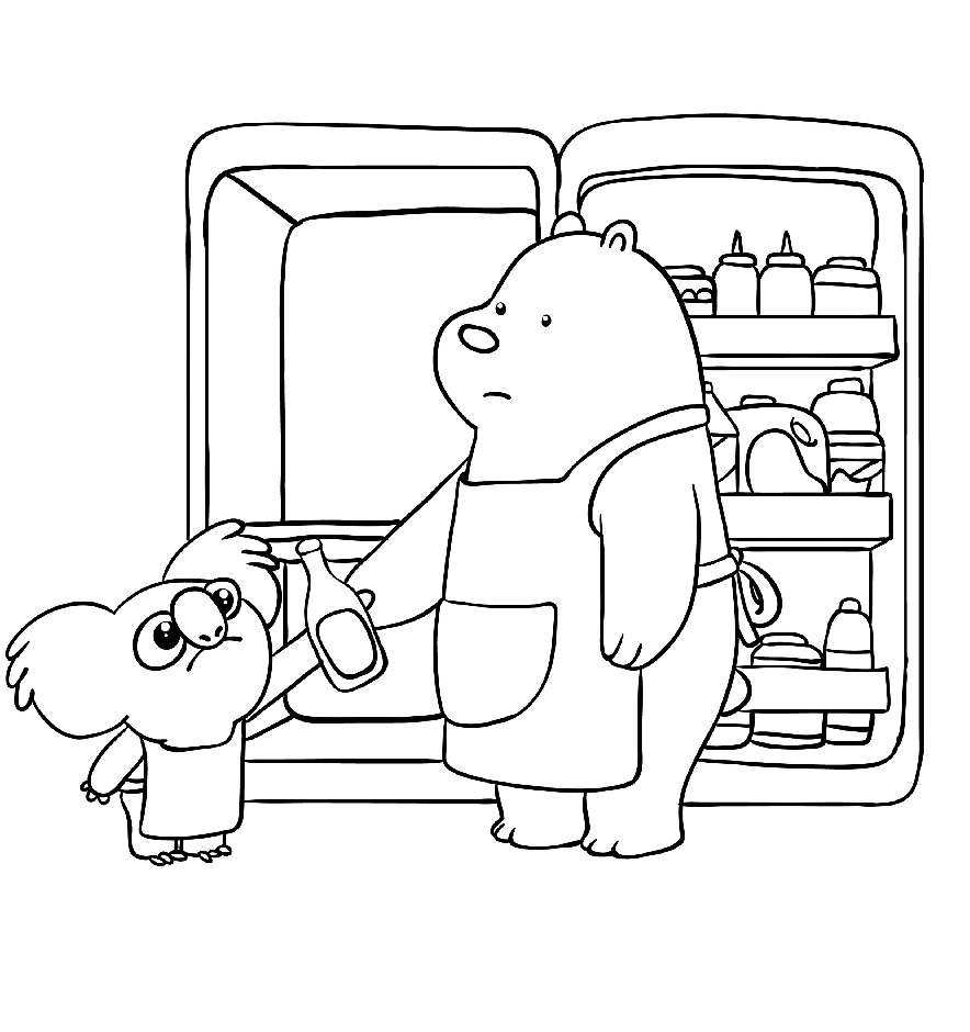 Ice Bear And Nom Nom