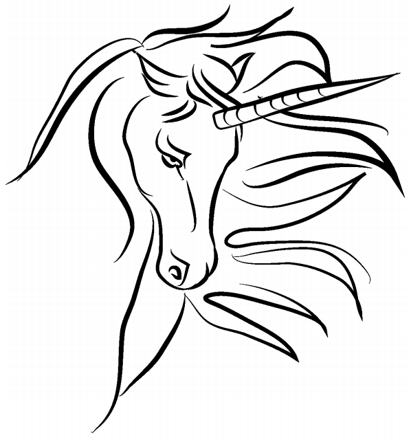 Unicorn's Face Coloring Game Unicorn's Face