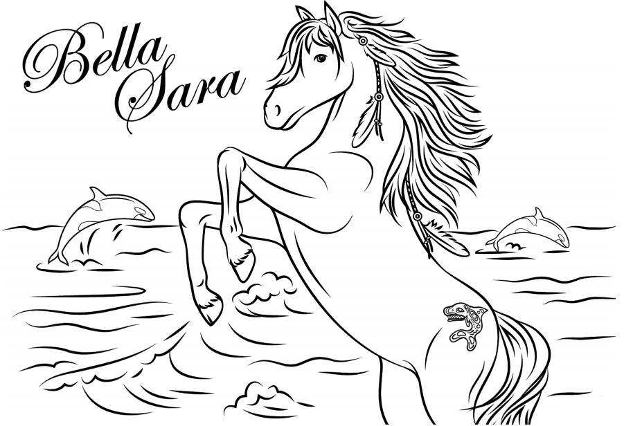Bella From Unicorn Coloring Game Bella From Unicorn