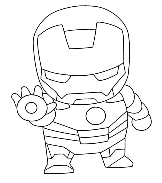 Cute Chibi Iron Man