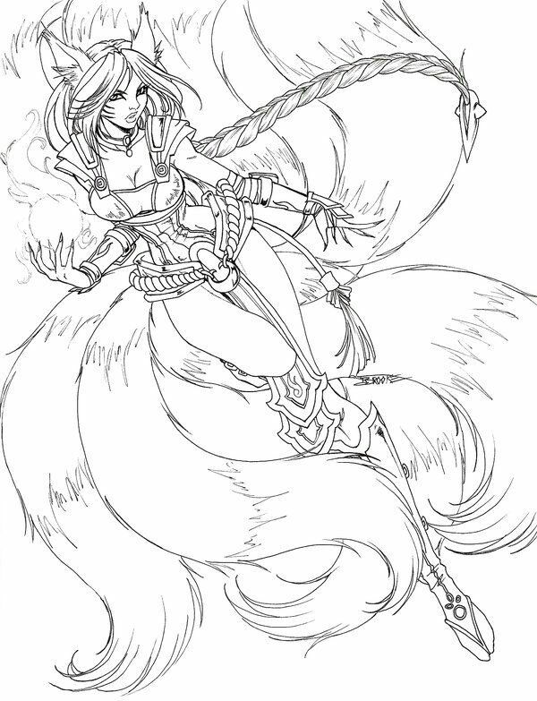 Ahri Coloring Game Ahri