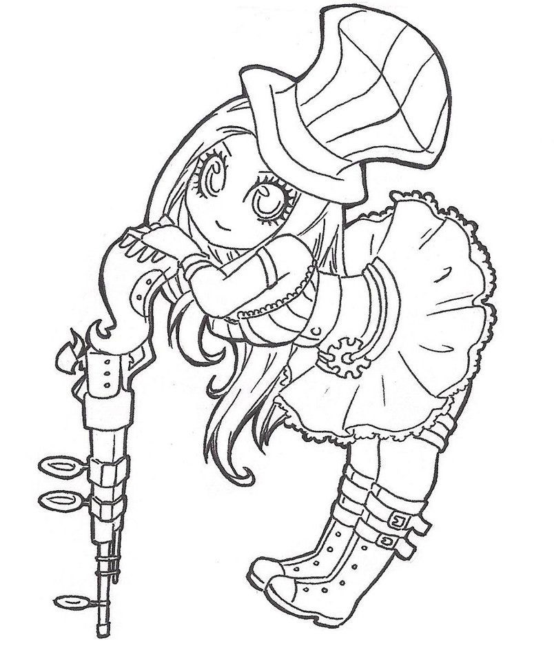 Chibi Caitlyn Coloring Game Chibi Caitlyn
