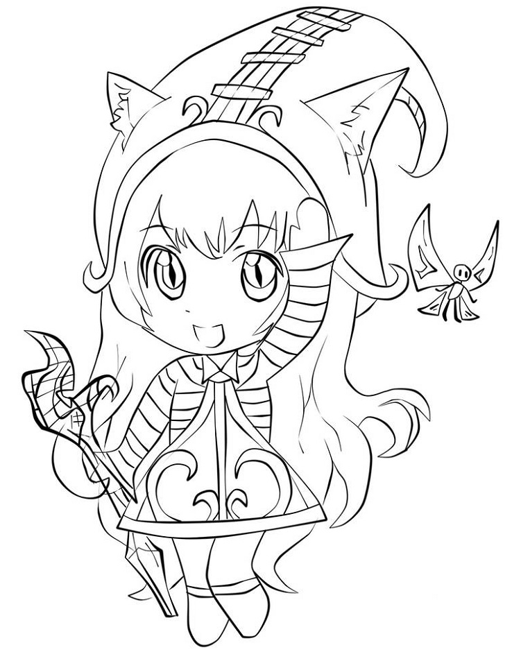 Chibi Lulu Coloring Game Chibi Lulu