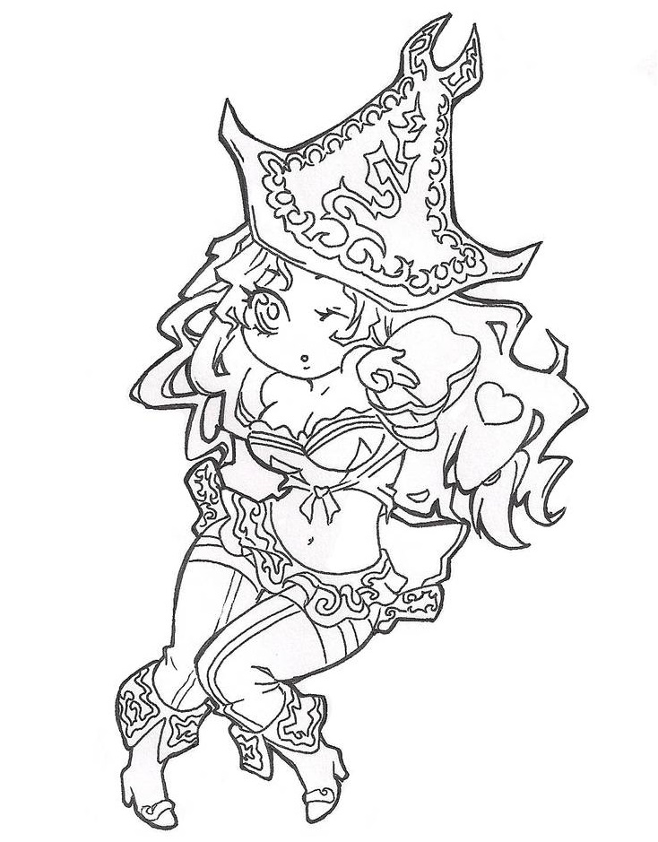 Chibi Miss Fortune Coloring Game Chibi Miss Fortune