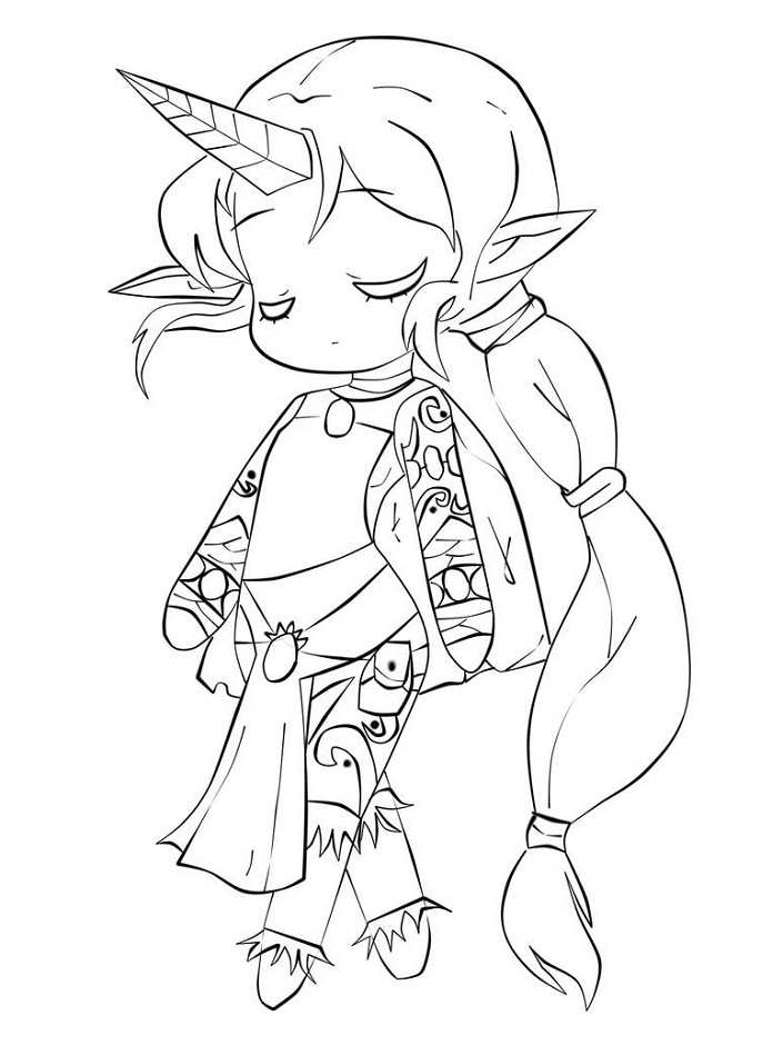 Chibi Soraka Coloring Game Chibi Soraka